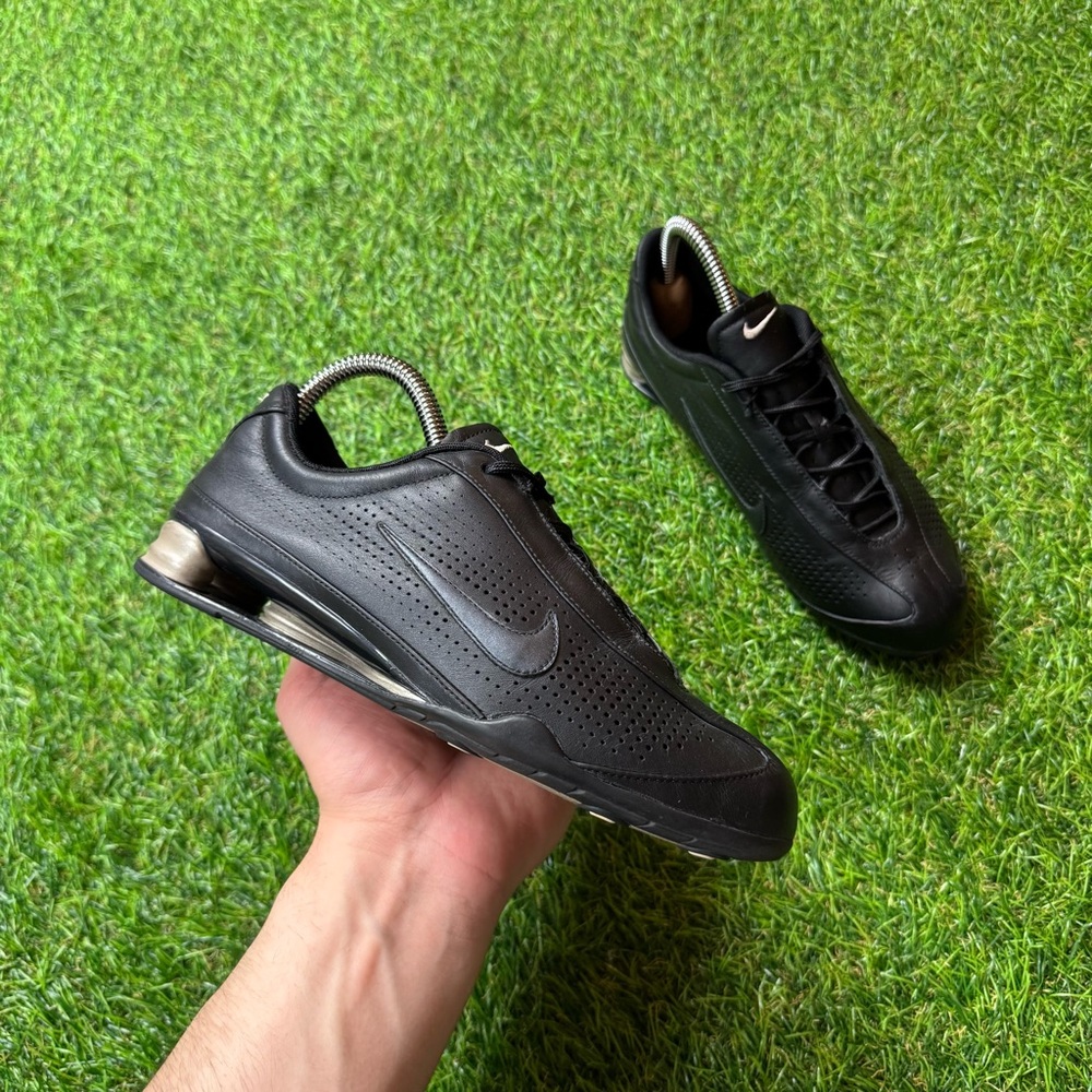 Women's Nike Shox Rivalry in black and grey vintage
